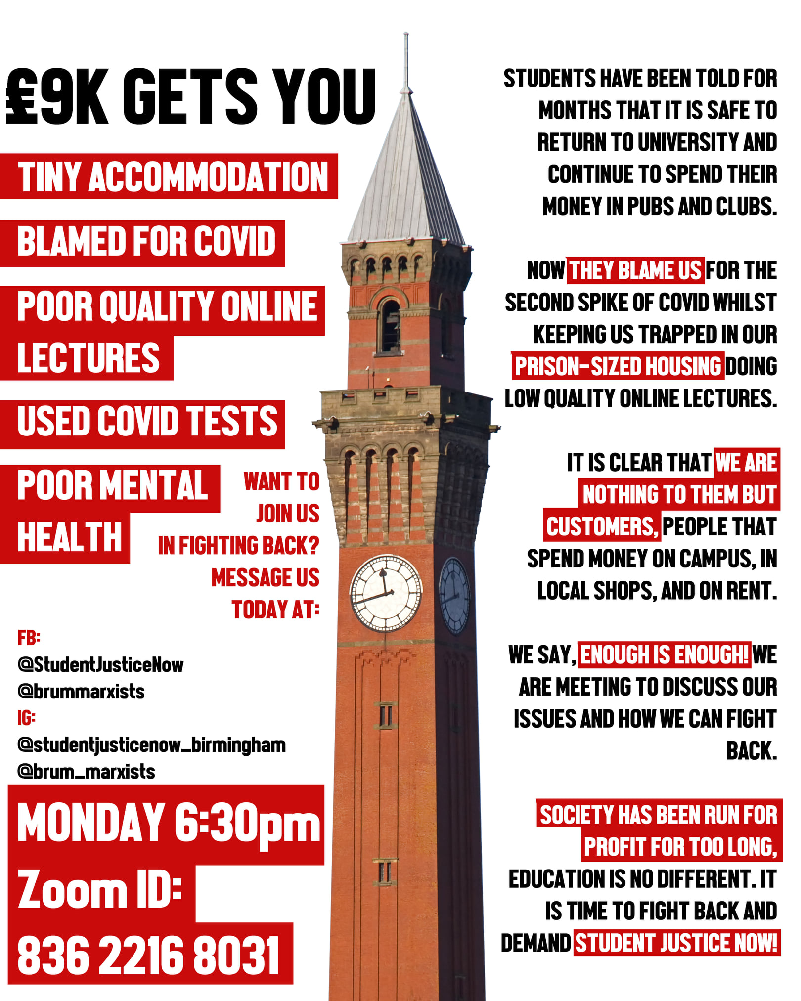 rent strike brum