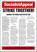 Strike Together! Against the public sector pay gap