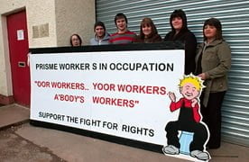 Support the occupation of the Prisme Packaging Plant in Dundee!