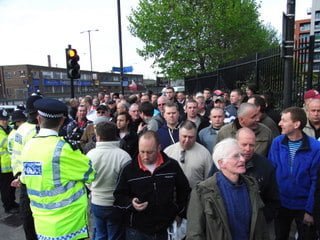 Workers’ Rights Demo At Olympic Site