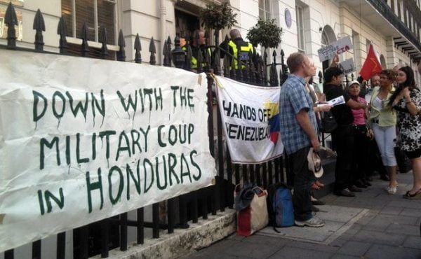 Picket Of Honduras Embassy