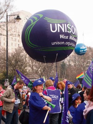 NORTHERN IRELAND:UNISON Health and Education strike