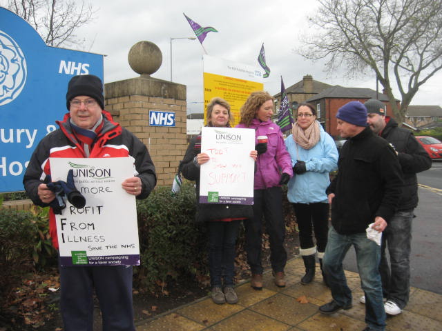 NHS Union Members  in West and Mid Yorkshire Will Not Be Moved!