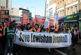 Save Lewisham Hospital: 25,000 march against closure