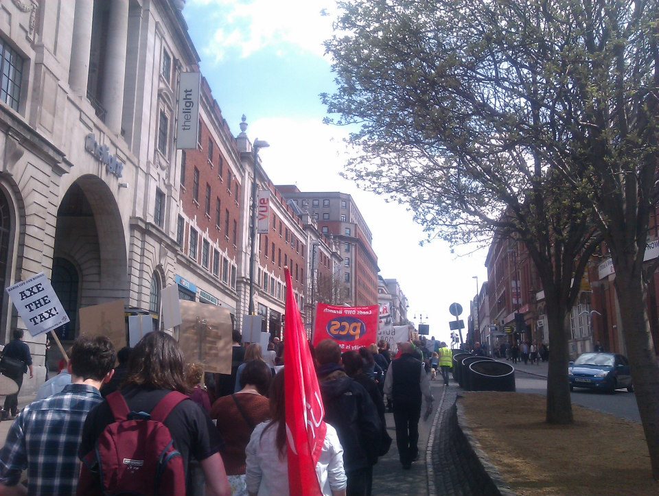 leeds bedroom tax march