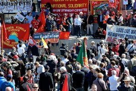 Thousands participate in May Day 2013, London