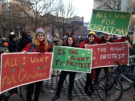 Thousands demonstrate for “Cops off Campus”: time to build for mass student-worker action; time to fight for socialist policies!