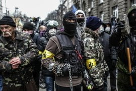 The struggle against fascism in Ukraine