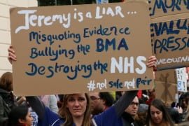 “Not Safe, Not Fair”: 20,000 protest in defence of junior doctors and the NHS