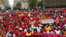 south africa numsa march