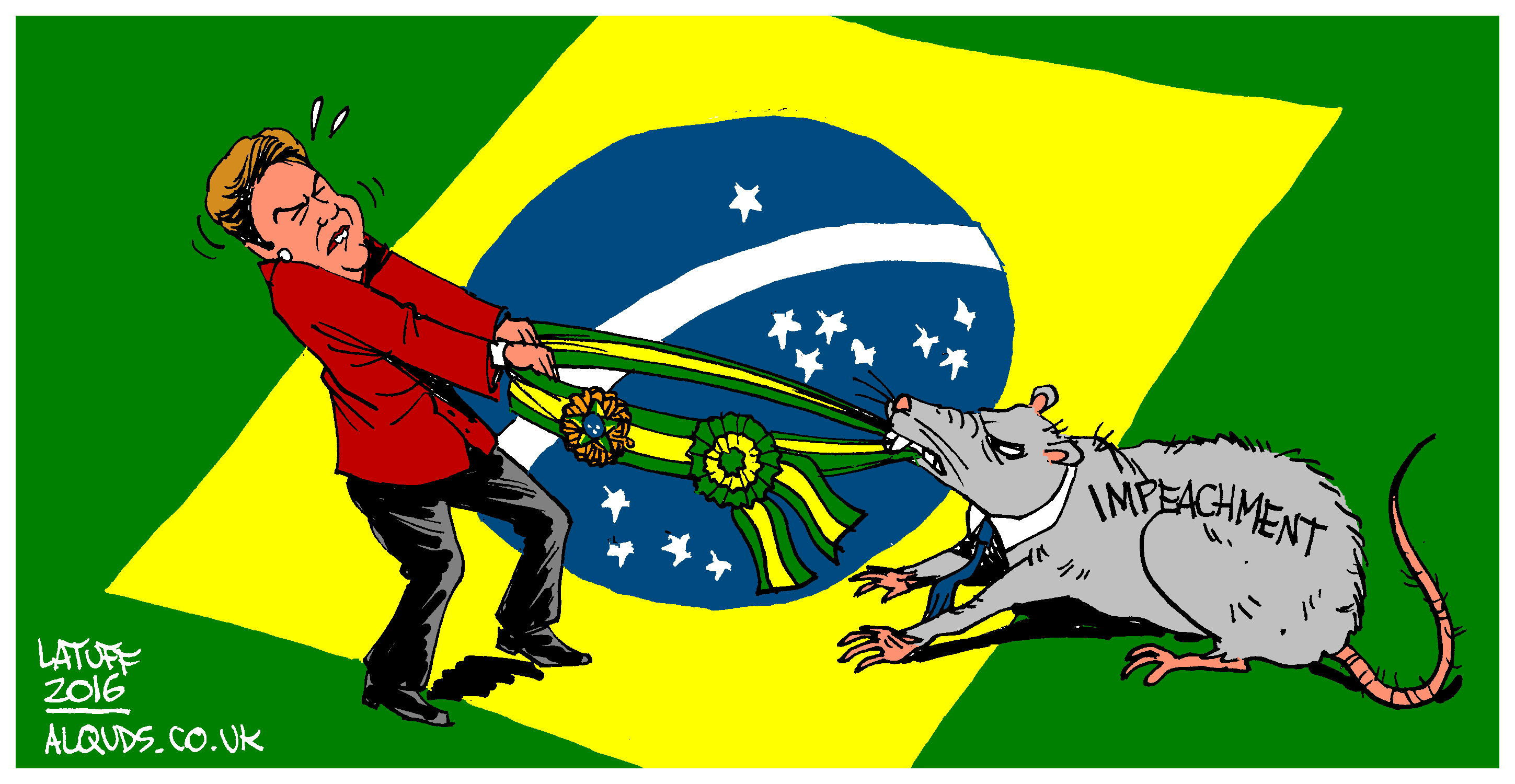 dilma brazil impeachment alquds newspaper