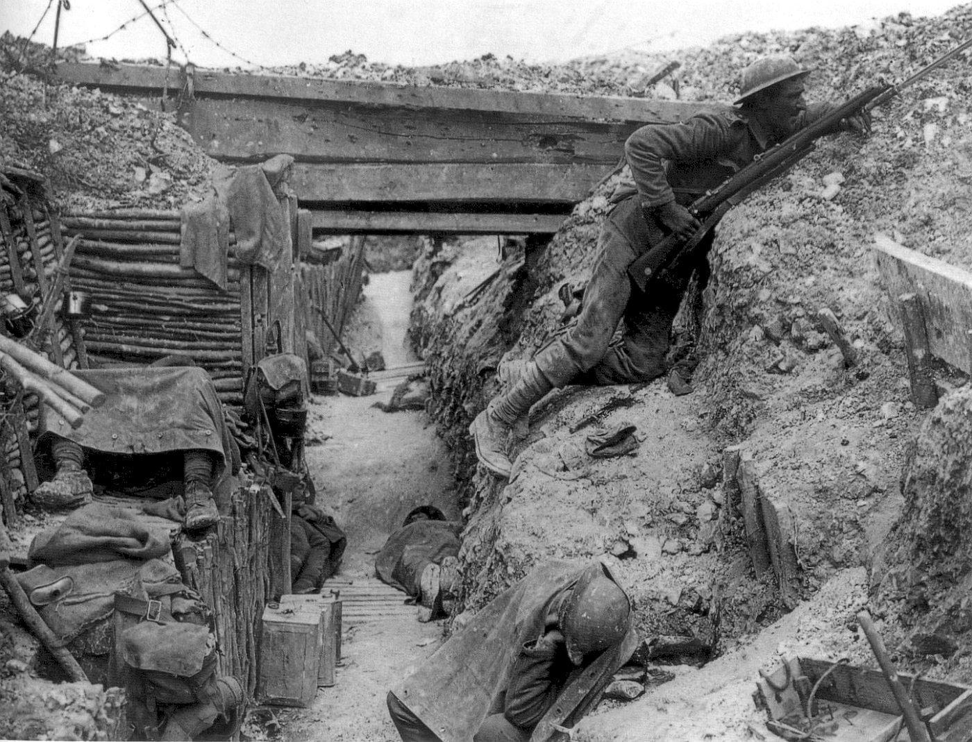 WWI trenches