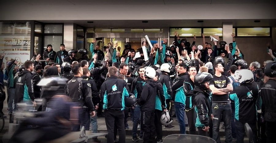 Exploitation at Deliveroo – but drivers are fighting back