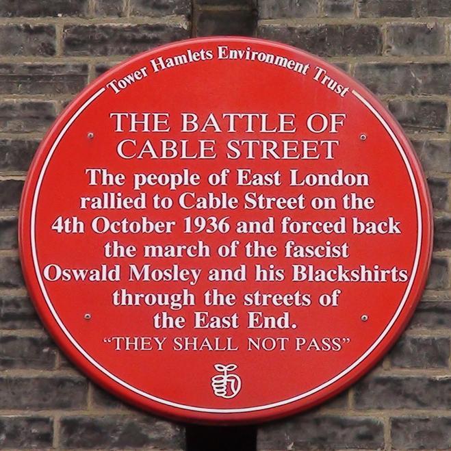 CableStreetPlaque