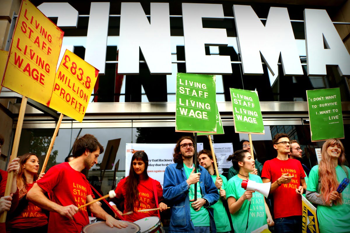 Picturehouse cinema workers unite and strike for living wage