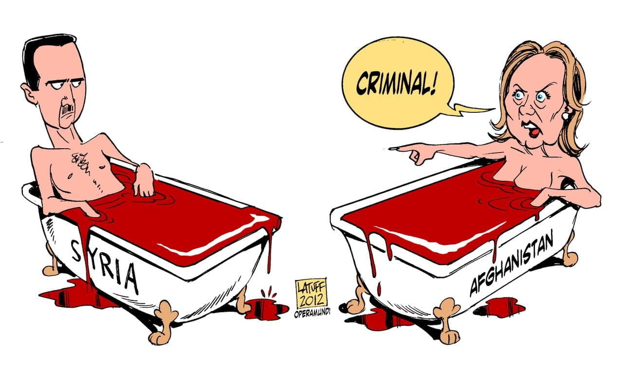Syria Afghanistan Assad Clinton
