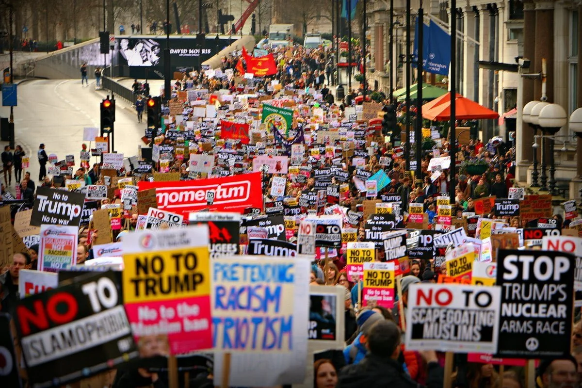 DumpTrump4thFebNationalDemo