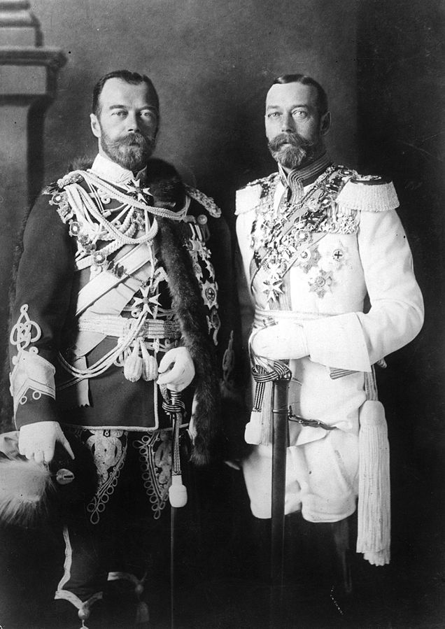 Tsar Nicholas II King George V