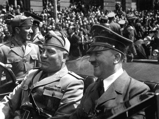 Mussolini and Hitler