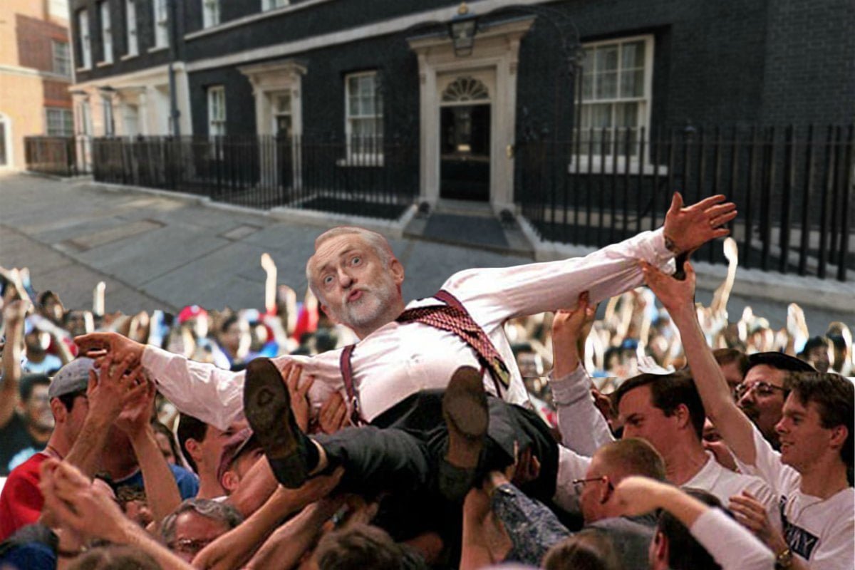 Despite the attacks, Corbyn is heading for Number 10