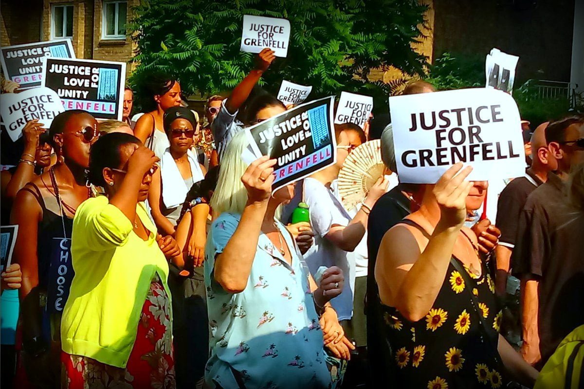 Momentum activists fight for #JusticeForGrenfell