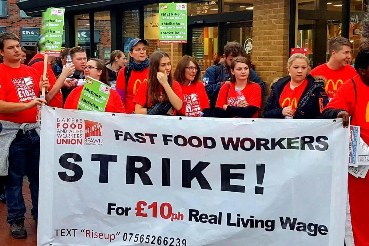 #McStrike: Militant mood at Crayford and Cambridge pickets