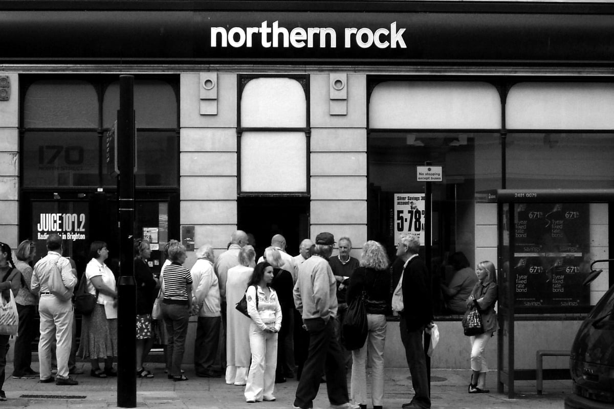 Northern Rock bank run 2007