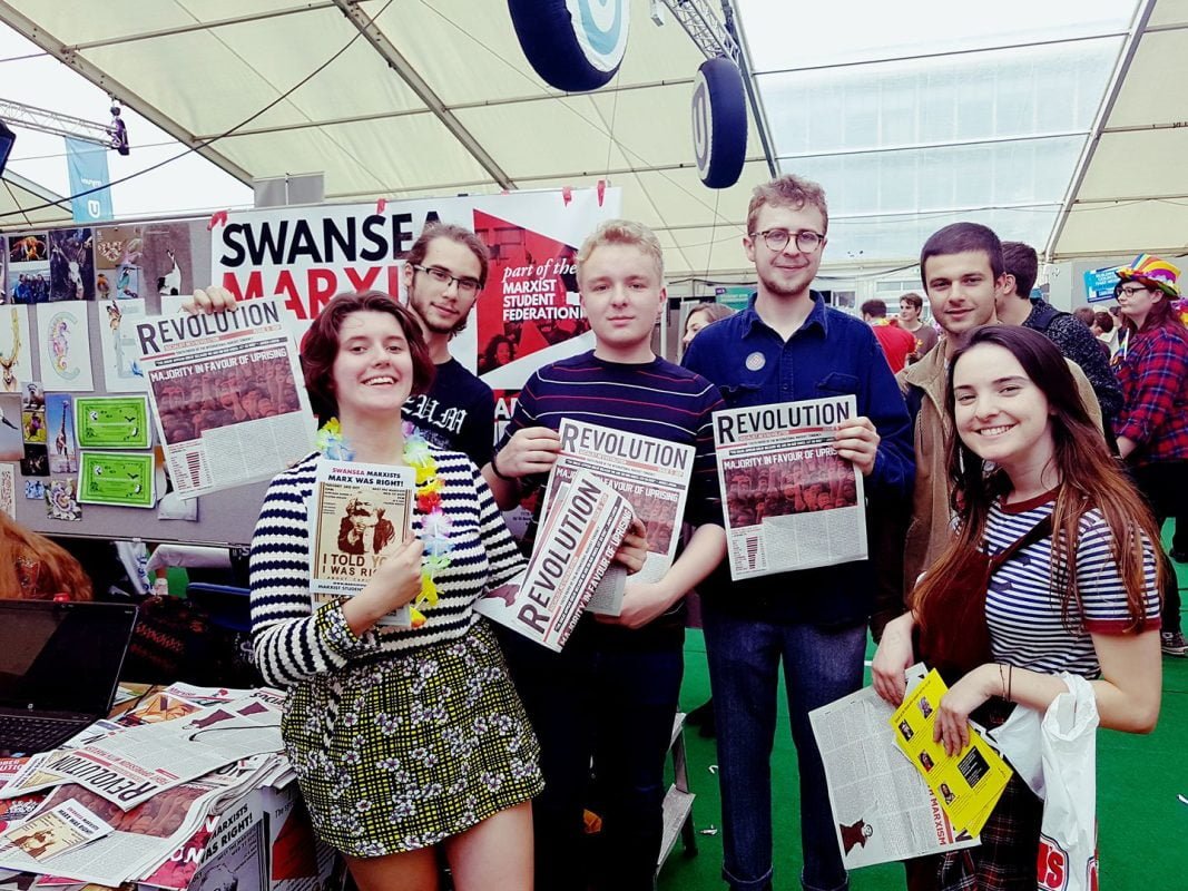 Marxist students make their mark at freshers 2017