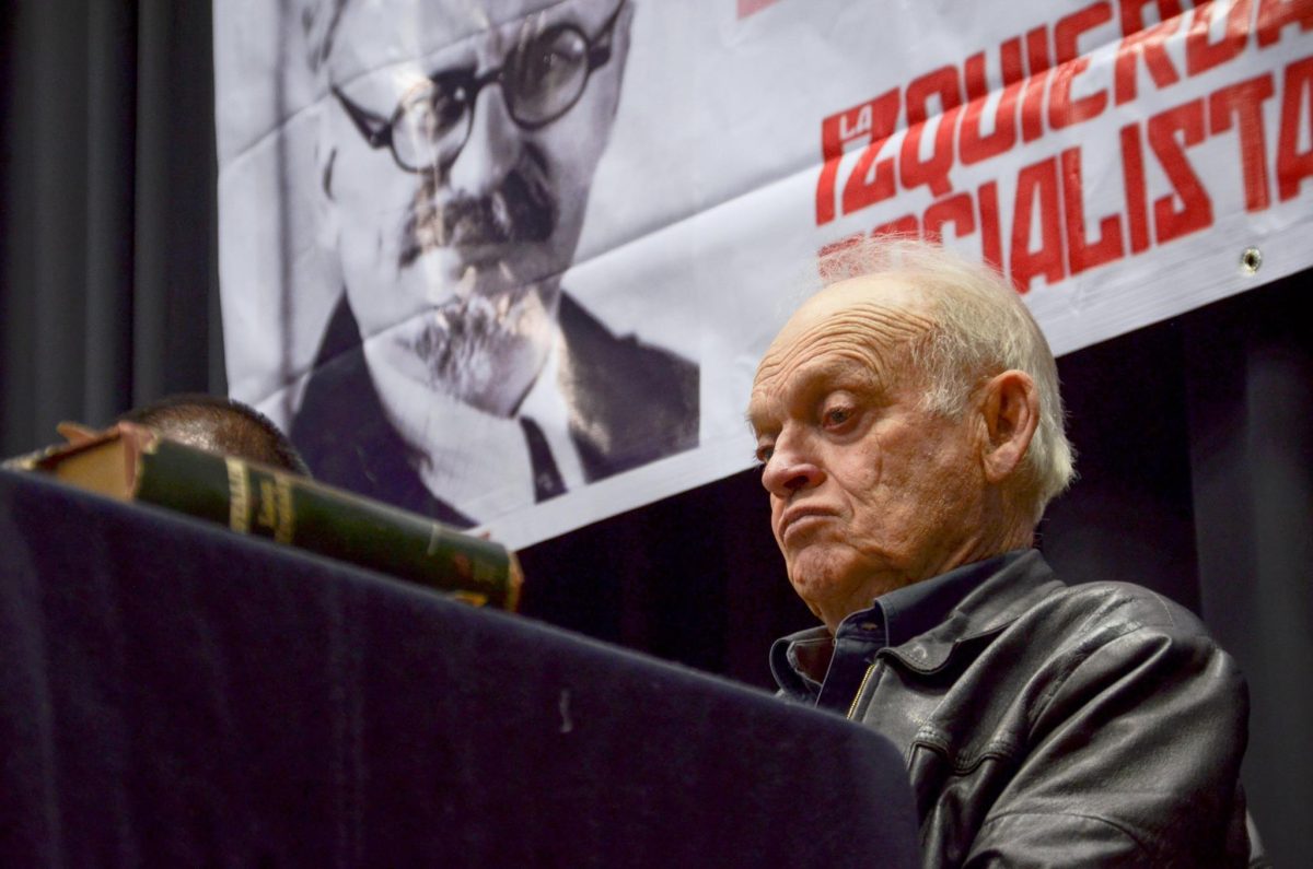 Volkov (Trotsky’s grandson) speaks on the October Revolution