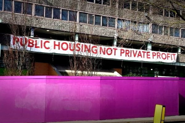 Public housing not private profit