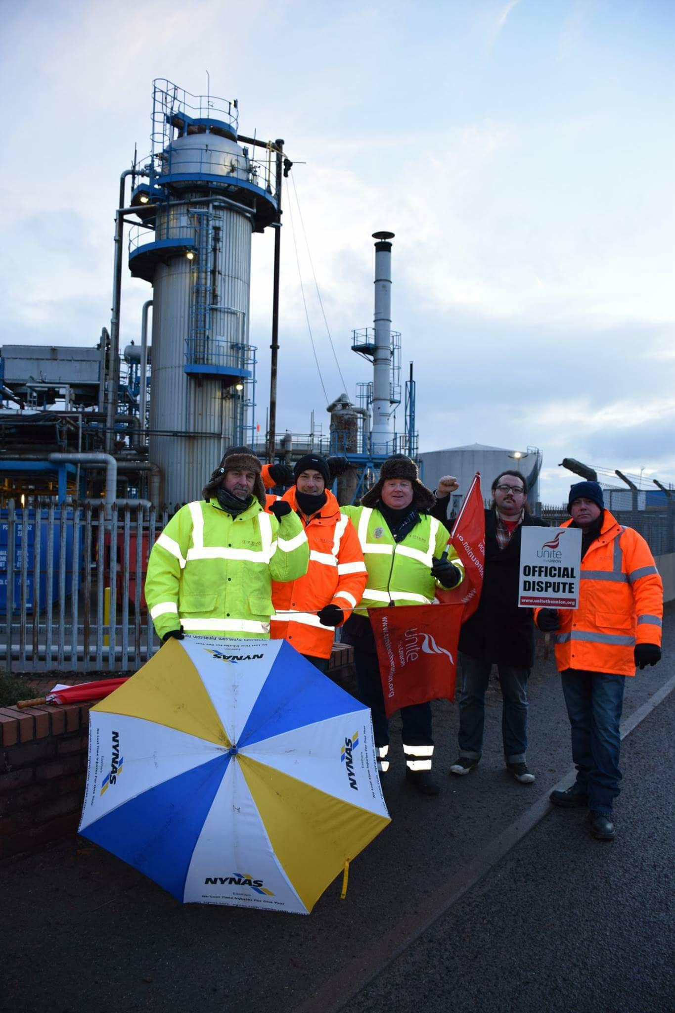 Suttons Strike picket line