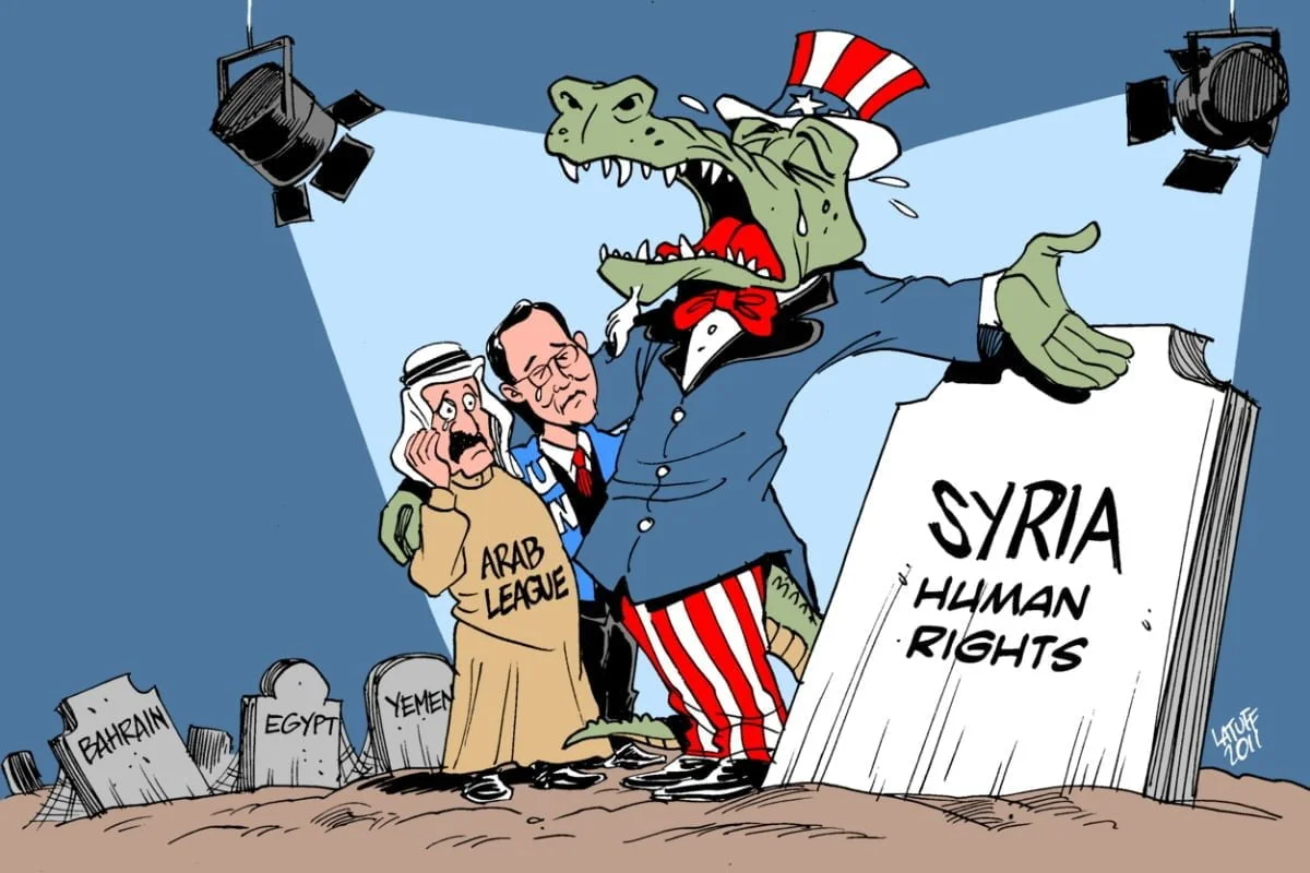 Crocodile tears for Syria