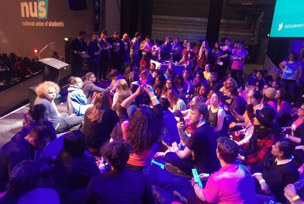 NUS conference 2018 occupation