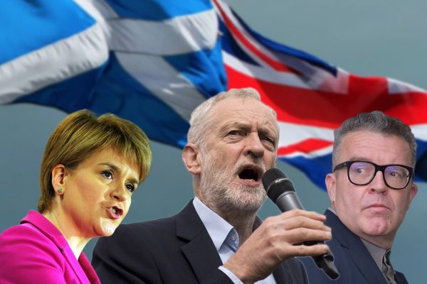 Corbyn Tom Watson Nicola Sturgeon