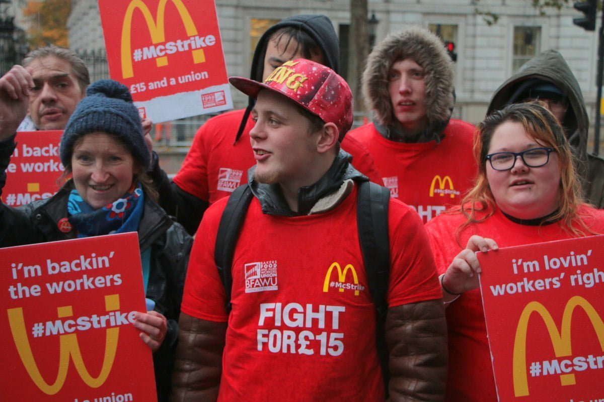 McStrike is spreading: Support the fight for £15!