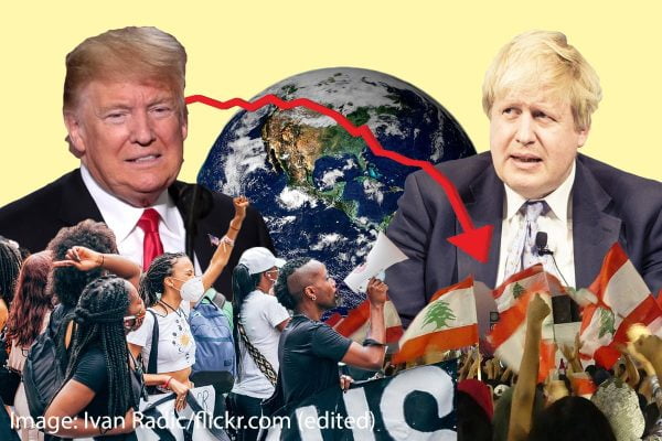 A world gripped in crisis