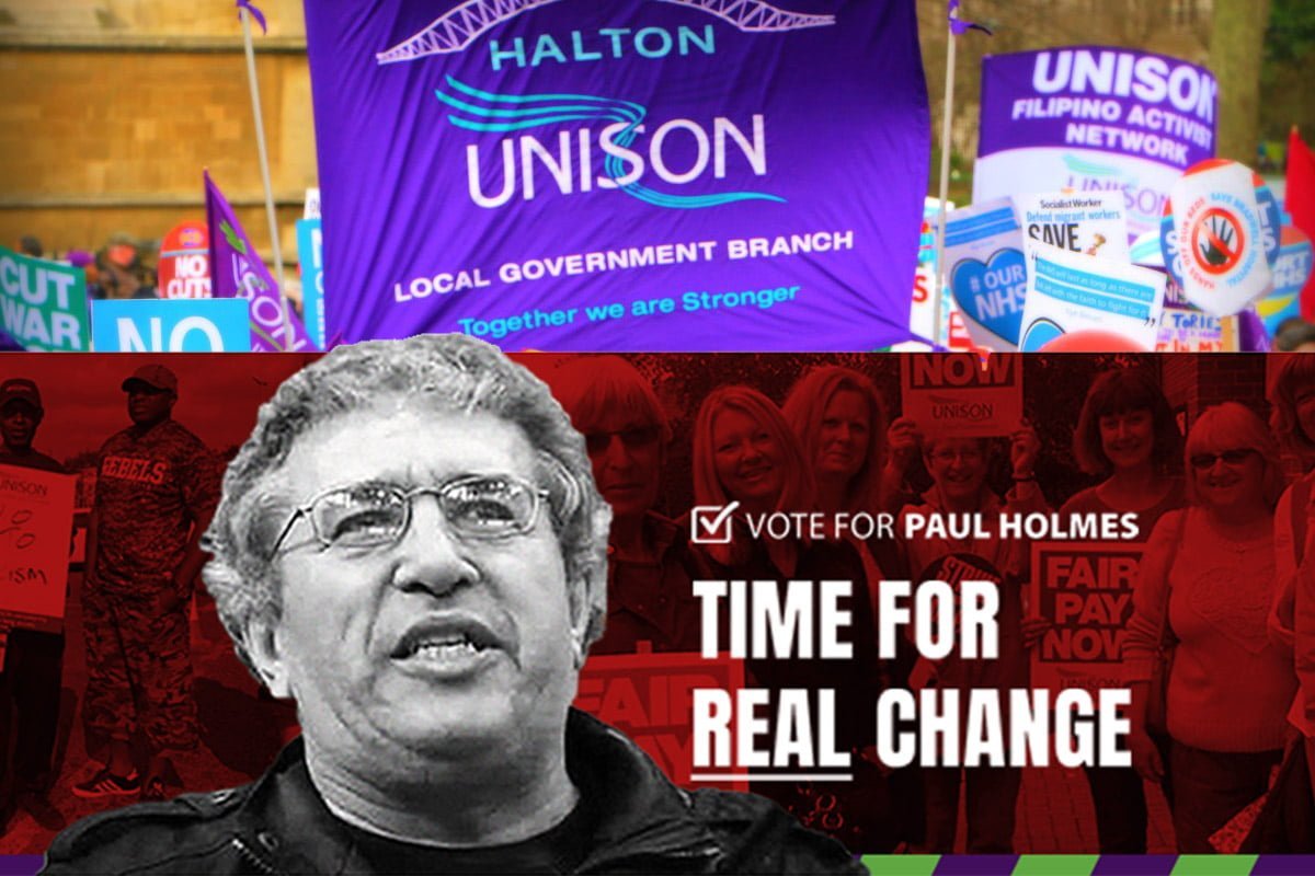 Paul Holmes: Socialist candidate for Unison general secretary