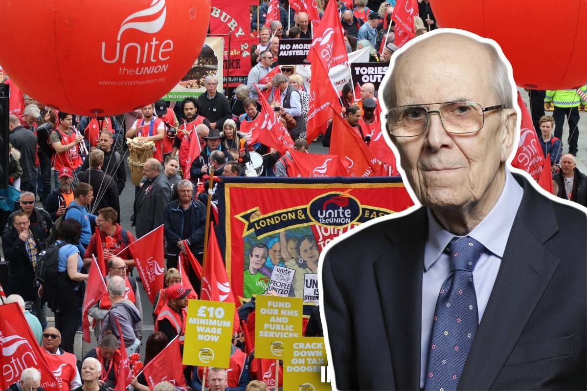 Lord Tebbit confirms government spying of trade unionists