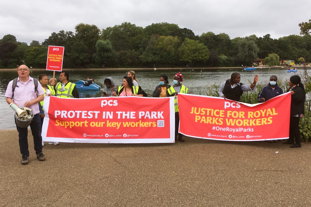 Royal Parks cleaners and attendants say: Enough is enough!