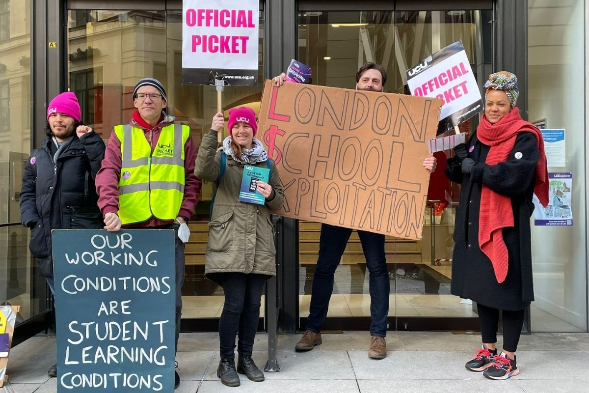 LSE UCU picket