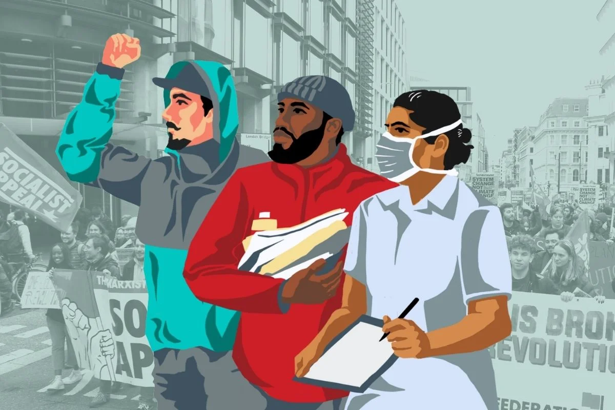 Overthrow bosses system workers strike