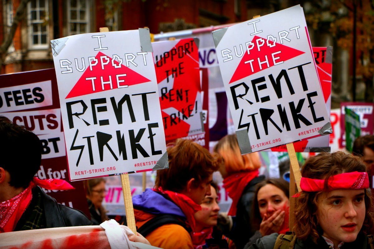 Rent strike now