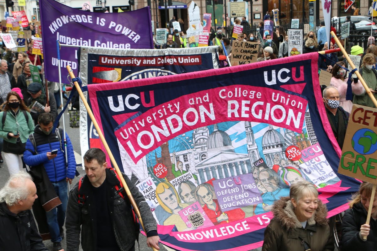 UCU members on the move: Rising tide of class struggle lifts all boats