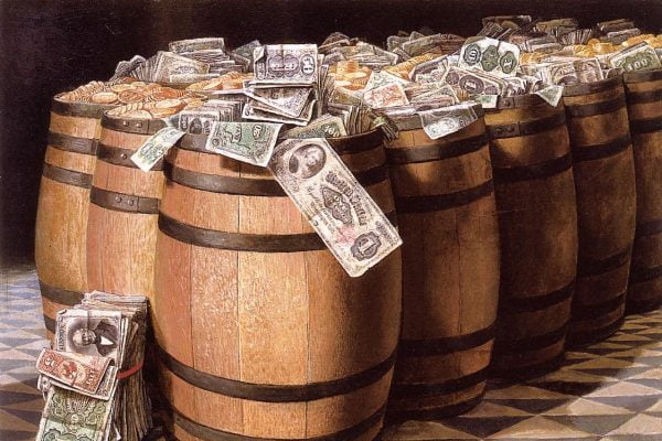 Barrels of money Victor Dubreuil