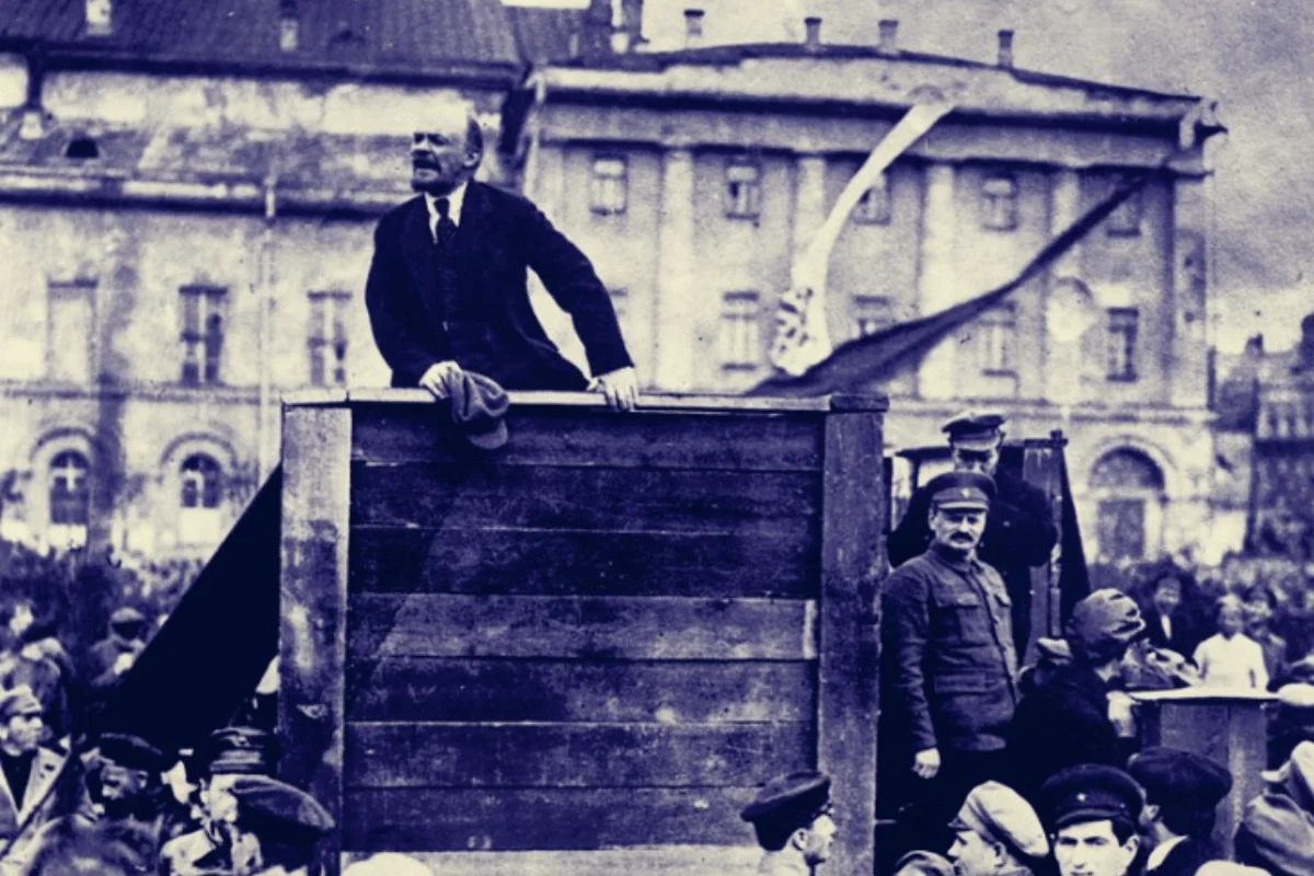 Lenin and Trotsky 1917
