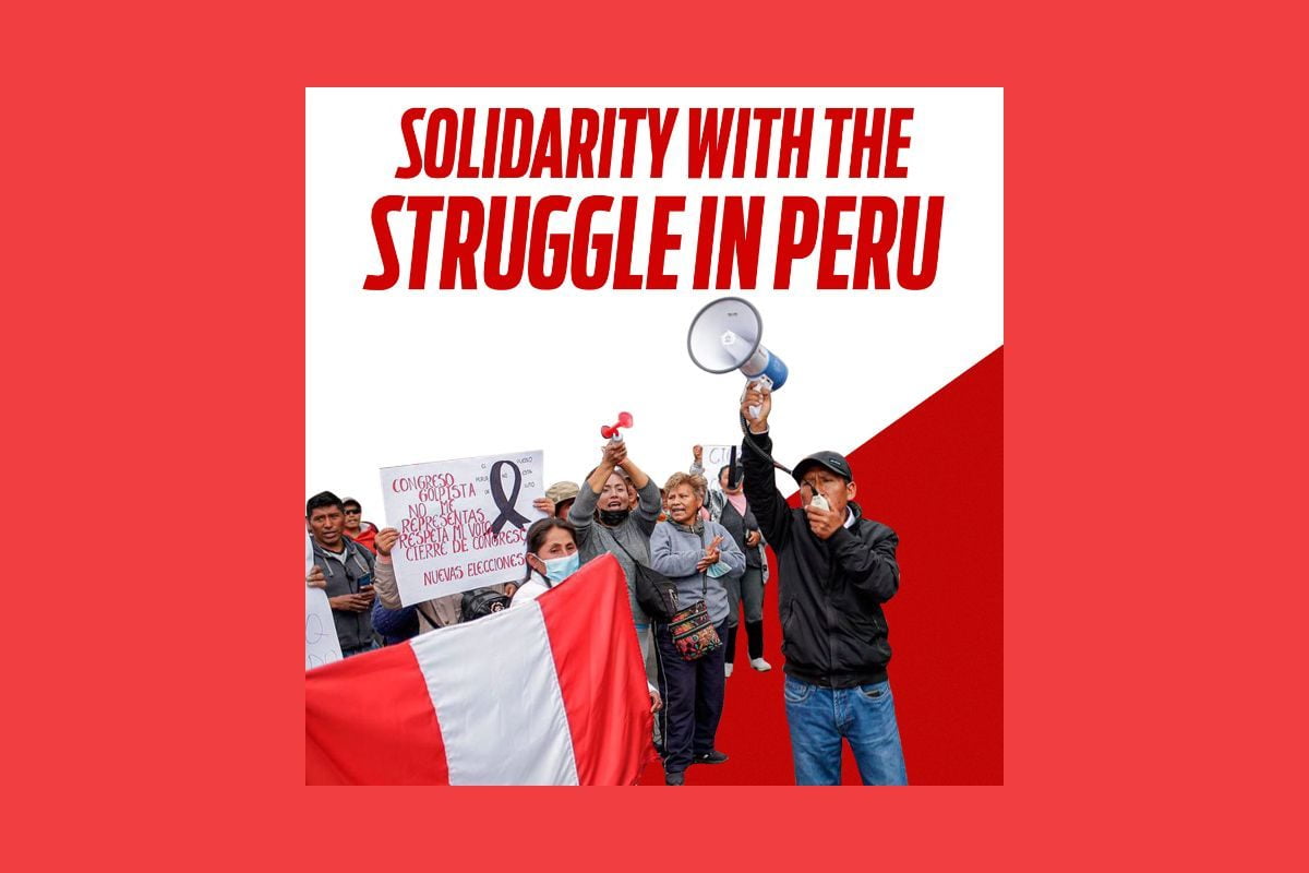 Solidarity with the struggle in Peru!