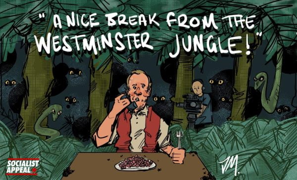 Matt Hancock jungle cartoon
