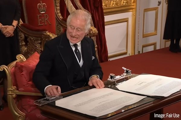 King Charles angry ink well