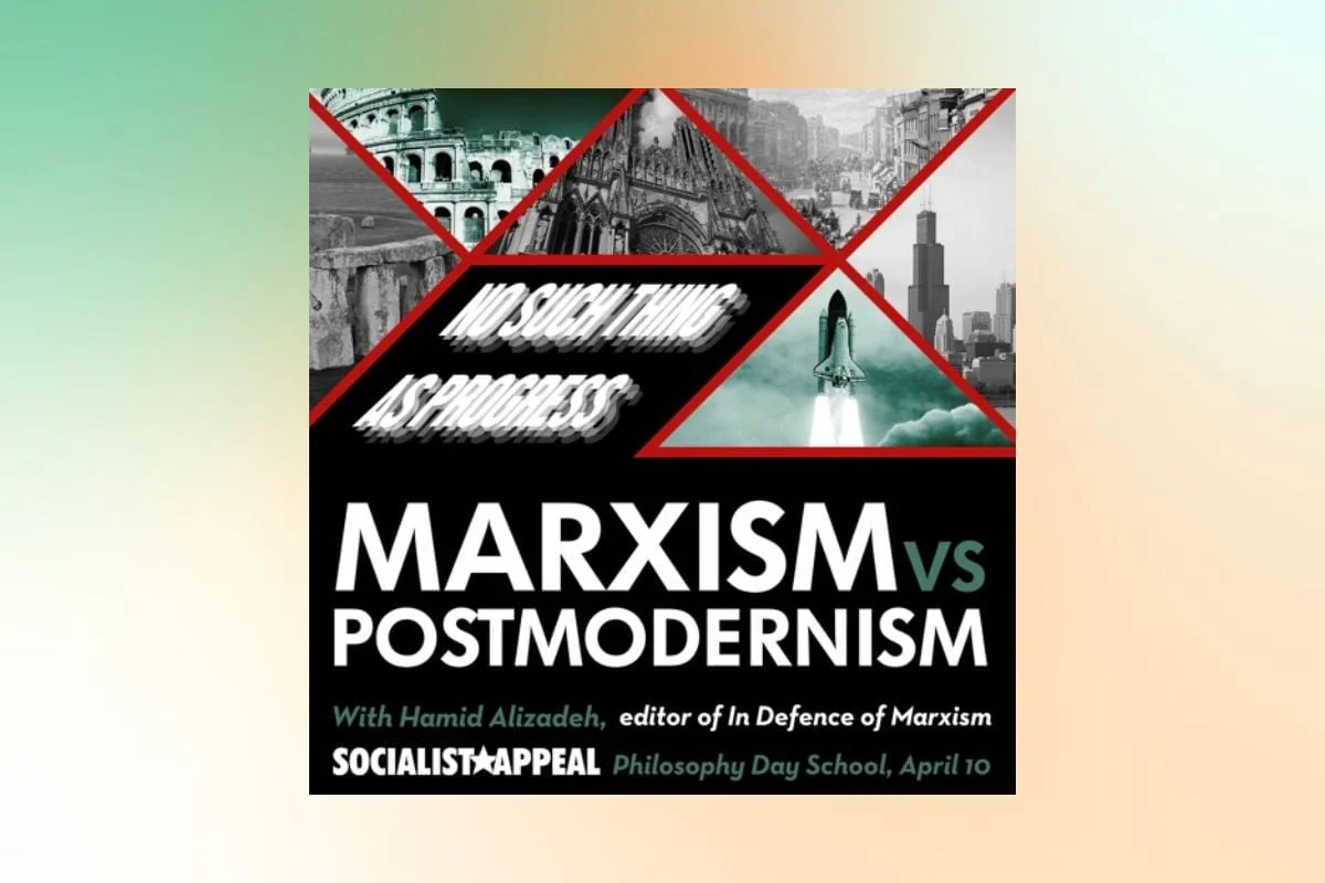 Marxism vs postmodernism podcast cover