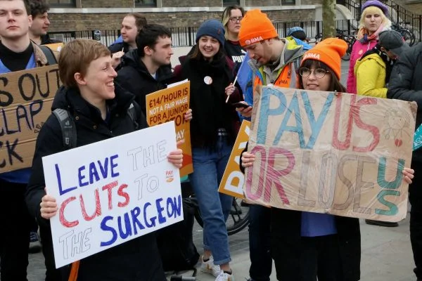 BMA picket line